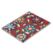 handgemalte Blume Notizblock (Linke Seite)