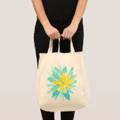 handgemalte Blume Tragetasche (Vorderseite (Produkt))