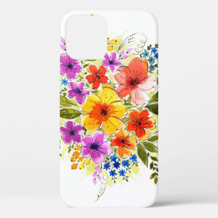 Handgemalte Blumen, leuchtendes Wasserfarbenbouque Case-Mate iPhone Hülle
