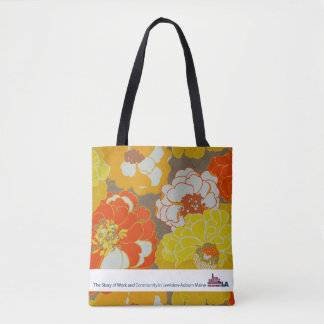 Handgemalte Blumenentwurfs-Museum LA Tasche