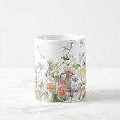 Handgemalte Blumenschrift n Kaffeetasse (Mittel)