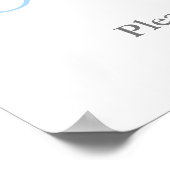 Handgemalte Boxwood Topiary Polterabend Willkommen Poster (Ecke)