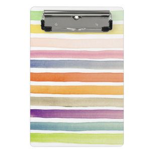 Handgemalte Bürstenanschläge des Aquarells, Fahn Mini Klemmbrett