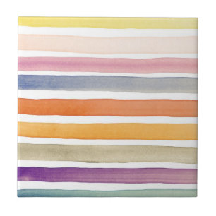 Handgemalte Bürstenanschläge des Aquarells, Fahnen Fliese