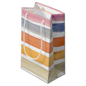 Handgemalte Bürstenanschläge des Aquarells, Fahnen Kleine Geschenktüte (Vorderseite Schrägansicht)