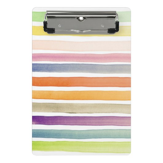 Handgemalte Bürstenanschläge des Aquarells, Fahnen Mini Klemmbrett (Vorderseite)