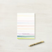 Handgemalte Bürstenanschläge des Aquarells, Fahnen Post-it Klebezettel (Auf Schreibtisch)