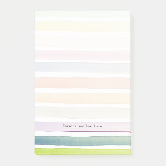 Handgemalte Bürstenanschläge des Aquarells, Fahnen Post-it Klebezettel (Vorderseite)