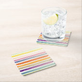 Handgemalte Bürstenanschläge des Aquarells, Fahnen Rechteckiger Pappuntersetzer (Vor Ort)