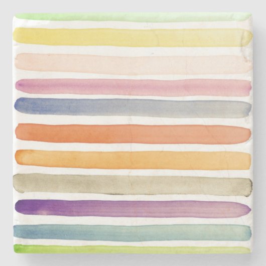 Handgemalte Bürstenanschläge des Aquarells, Fahnen Steinuntersetzer (Vorderseite)