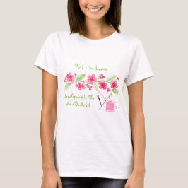 Handgemalte Cherry Blossom Needlepoint PERSONALZE T-Shirt