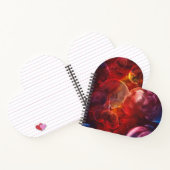 Handgemalte Deep-Space-Fantasy-Malerei Notizblock (Innenseite)