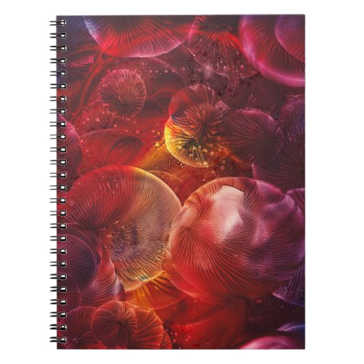 Handgemalte Deep-Space-Fantasy-Malerei Notizblock (Vorderseite)