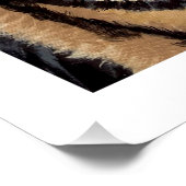 Handgemalte deutsche Hirte drucken glänzendes Post Poster (Ecke)