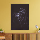 Handgemalte Equine Art Leinwanddruck (Insitu (Wohnzimmer))