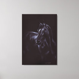 Handgemalte Equine Art Leinwanddruck