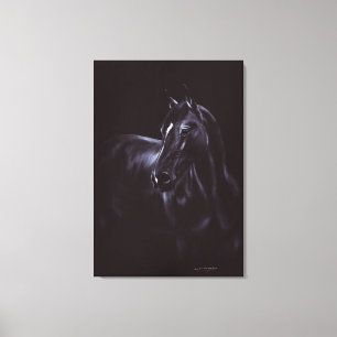 Handgemalte Equine Art Leinwanddruck