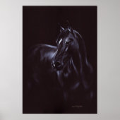Handgemalte Equine Art Poster (Vorne)