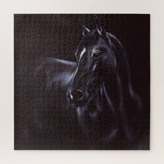 Handgemalte Equine Art Puzzle (Vertikal)