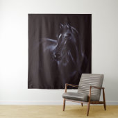 Handgemalte Equine Art Wandteppich (Beispiel)
