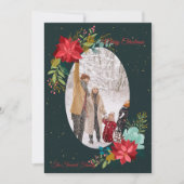 Handgemalte Foto-Urlaubskarte Feiertagskarte (Vorderseite)