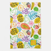 Handgemalte Fruchtmuster Geschirrtuch (Vertikal)