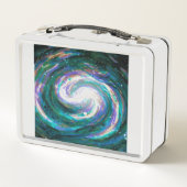 Handgemalte Galaxie Metall Lunch Box (Rückseite)