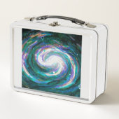 Handgemalte Galaxie Metall Lunch Box (Vorderseite)
