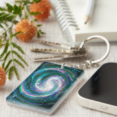 Handgemalte Galaxie Schlüsselanhänger (Vorderseite rechts)