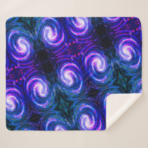 Handgemalte Galaxie Sherpadecke