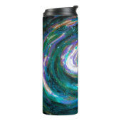 Handgemalte Galaxie Thermosbecher (Nach links gedreht)