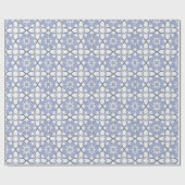 Handgemalte geometrische Lavander Geschenkpapier (Flach)