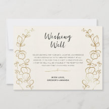 Handgemalte Gold-Blätter rahmen gut wollen