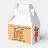 Handgemalte Halloween-Ghouls und Goblins-FOTO Geschenkschachtel (Rückseite)