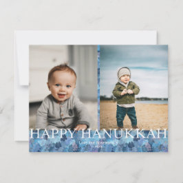 Handgemalte Hanukkah-Karte Feiertagskarte