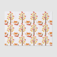 Handgemalte Herbst-Adorable-Girl-Gewebe