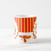 Handgemalte Herbst-Adorable-Girl Kaffeetasse (Mittel)
