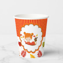 Handgemalte Herbst-Adorable-Girl