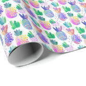 Handgemalte HerbstBlume, nahtlos. Geschenkpapier (Rolleneckpunkt)