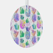 Handgemalte HerbstBlume, nahtlos. Ornament Aus Glas (Vorderseite Rechts)