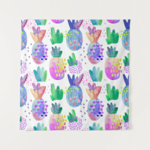 Handgemalte HerbstBlume, nahtlos. Wandteppich