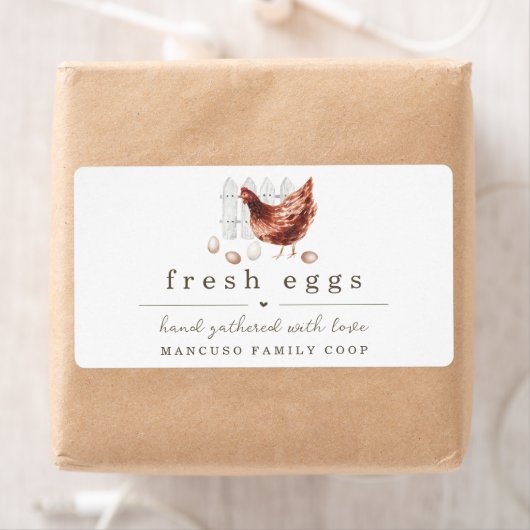 Handgemalte Hühnerfarm oder Coop-Eierkarton (Insitu)