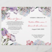 Handgemalte Hydrangea-Hochzeit (Vorderseite)