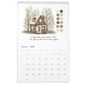 Handgemalte Illustrationen & gemütliche monatliche Kalender (Jan 2027)