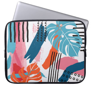 Handgemalte Illustrationen Wandkunst. Oberfläche Laptopschutzhülle