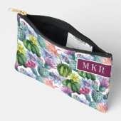Handgemalte Kakteen-Muster Zubehörtasche (Offen)