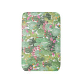 Handgemalte Kakteen: Wüstengrün Badematte (Vorderseite Vertikal)