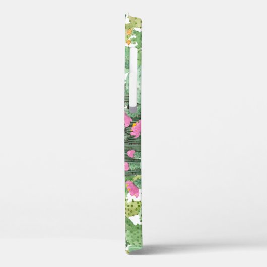 Handgemalte Kakteen: Wüstengrün Case-Mate iPhone Hülle (Rückseite / Links)