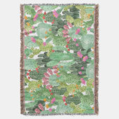 Handgemalte Kakteen: Wüstengrün Decke (Vorderseite Vertikal)