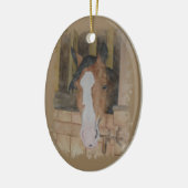 Handgemalte Keramik Ornament (Links)